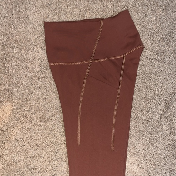 Lululemon Wunder Train High-Rise Tight with Pockets 25" Everlux Roasted Brown 2 - Picture 7 of 10